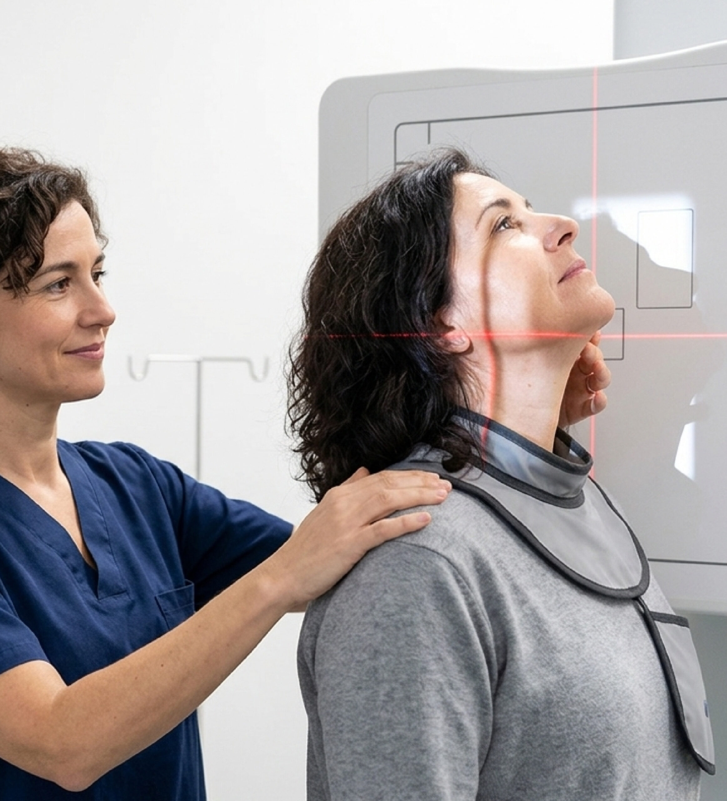 Radiografía dinámica de columna cervical en flexión y extensión